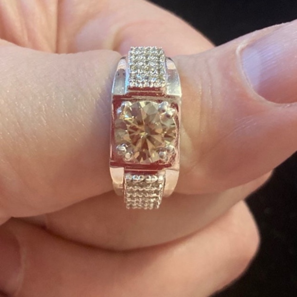 Gorgeous 3.86Cts Genuine Earth Mined Diamond Ring Size 7 - Picture 9 of 9